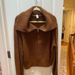 Varley Womens Long Sleeve Collared Sweater L